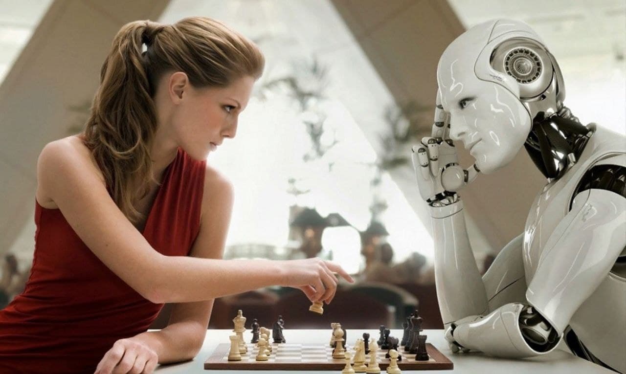 Искусственный интеллект играет в шахматы